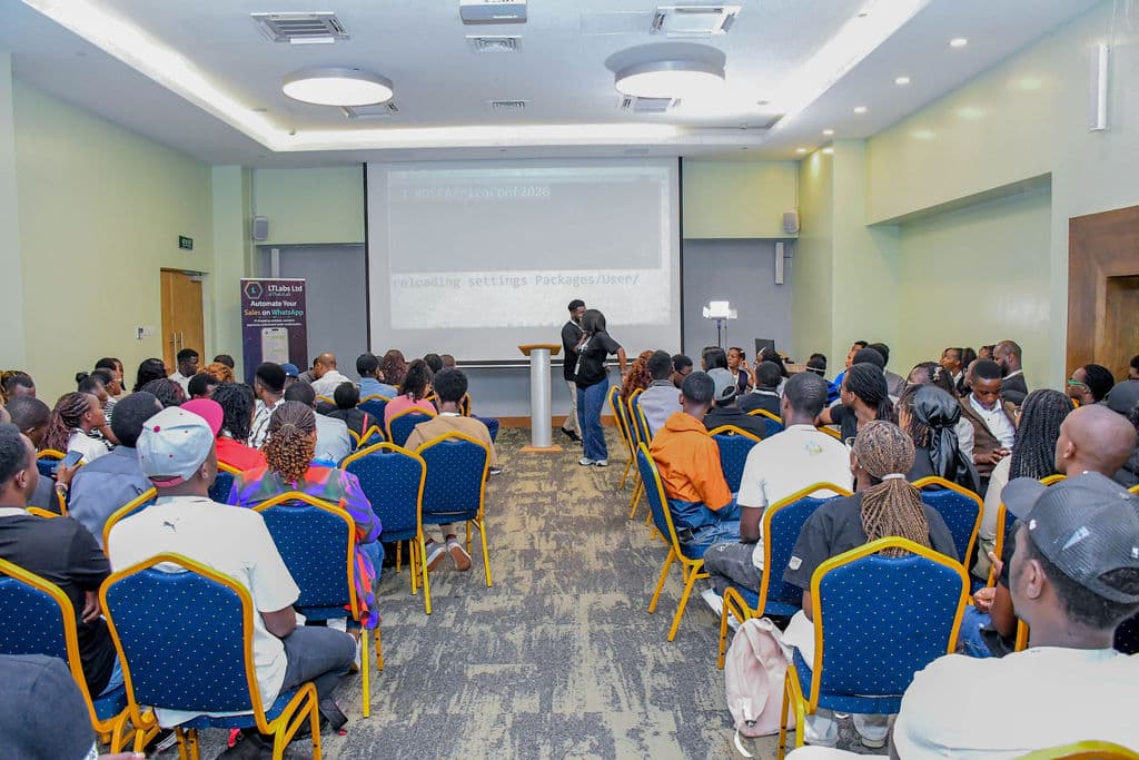 The main hall at Sarit Expo Centre filled for a session